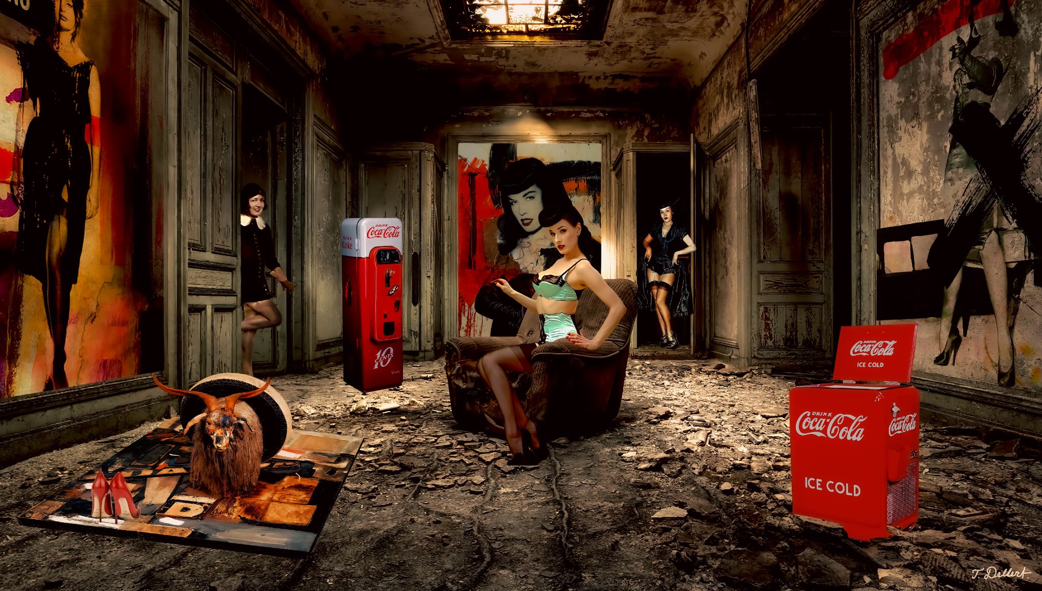 Dita and Dita and Bettie in America  
